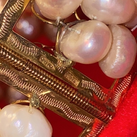 BRACELET
14K Pearls & Gold woman’s Bracelet ambiance vintage look for chic woman - Picture 7 of 9
